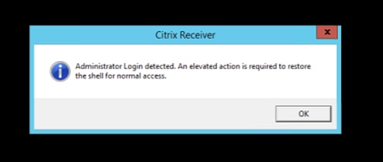 citrix receiver app opens windows login screen server 2012