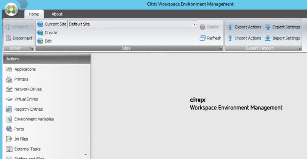 citrix workspace environment management