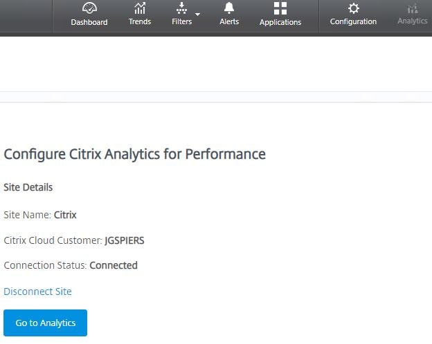 Alerts  Citrix Analytics for Performance